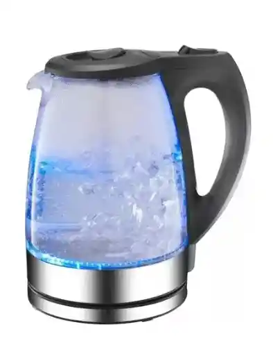 Jarra Hervidor Electrico De Agua Tetera Cafetera Vidrio Y Luz