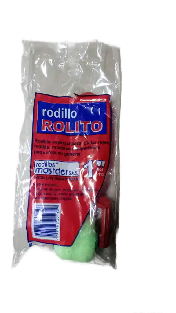 Rodillo Mastder 1" Felpa