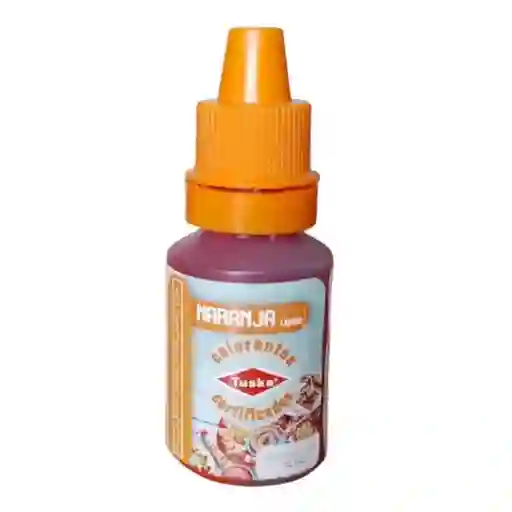 Colorante Vegetal Marca Tuska De 12mm Color Naranja