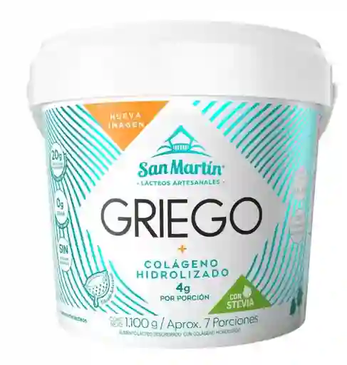 Yogurt Griego Colageno X1100g San Martin