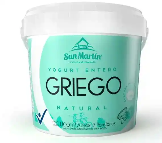 Yogurt Griego Nat X1100g San Martin