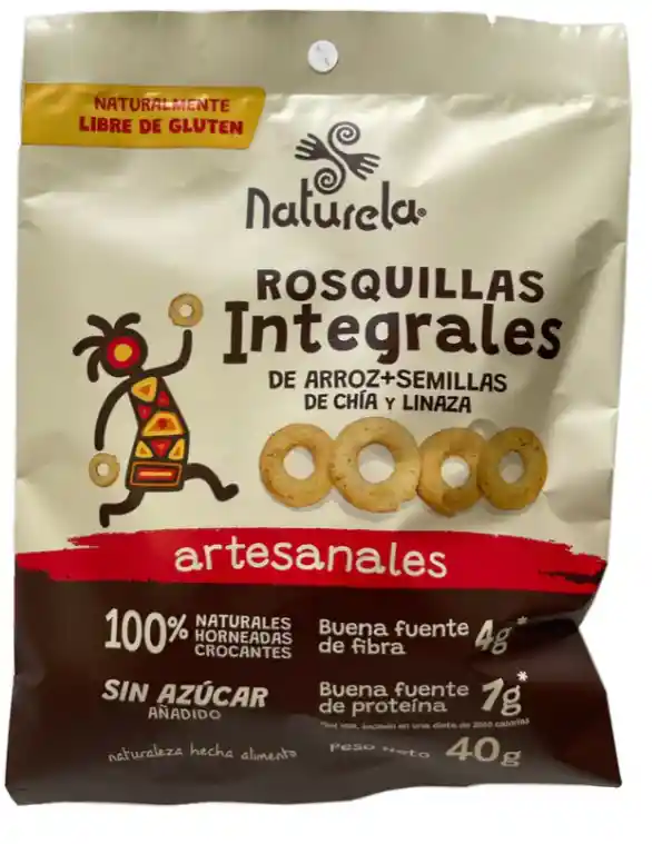 Rosquilla Chia Linaza X40g Naturela