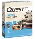 Barra Dipped Cookies Cream X18g Quest