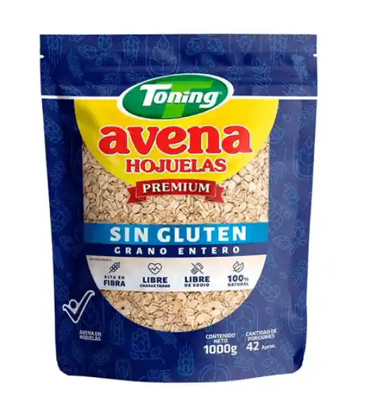 Avena Hojue Sin Gluten X1000gr Tonig