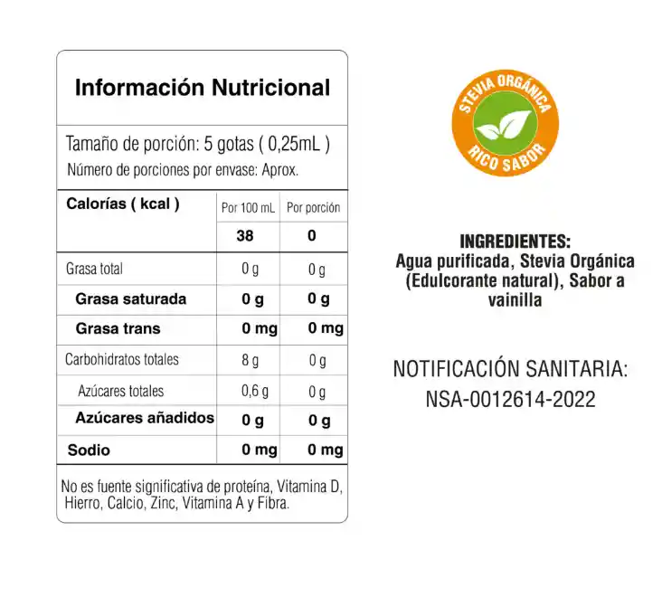 Gotero X 250 E.d Ml Biostevia