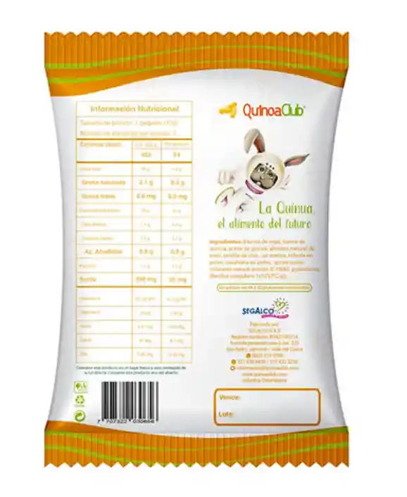 Snack Con Quinua X12g Quinoaclub