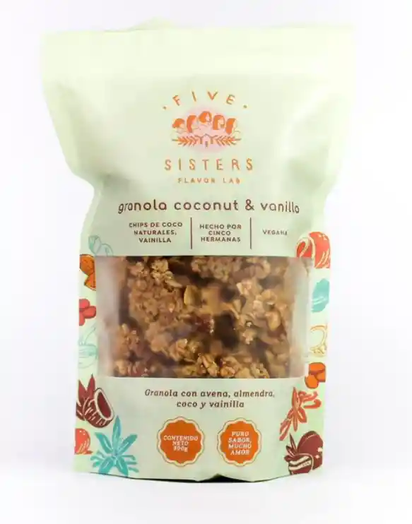 Granola Coco Y Vainillax300gr Five Siste