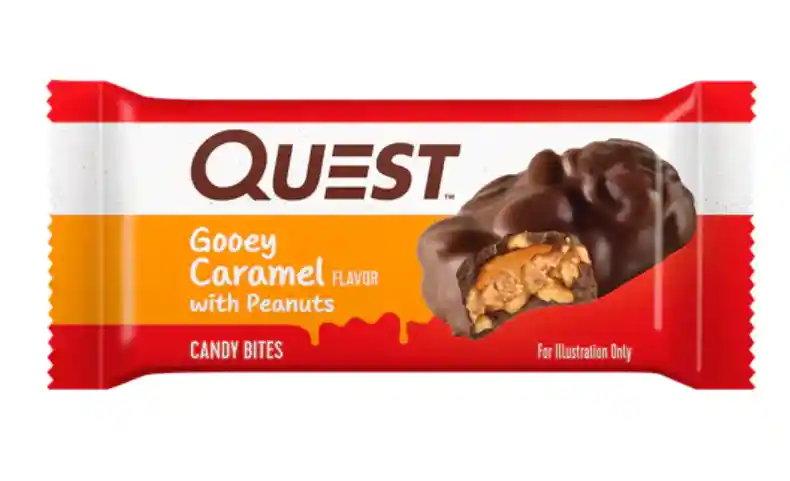 Candy Bites Gooey Caramel X21g Quest