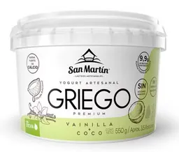 Yogurt Griego Vainilla X550gr San Martn