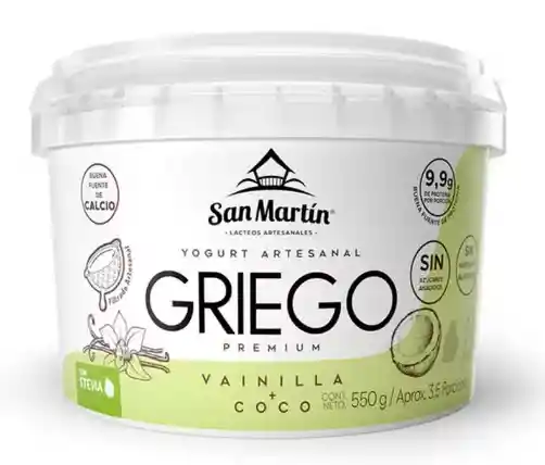 Yogurt Griego Vainilla X550gr San Martn