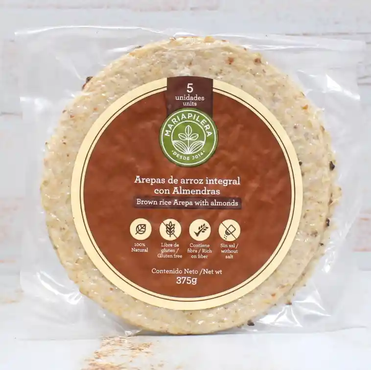 Arepa Almendra X375g Mariapilera