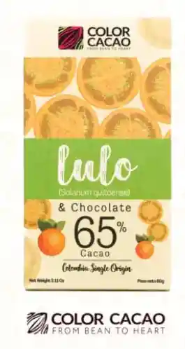 Choco Tableta Lulo 65%x60g Color Cacao