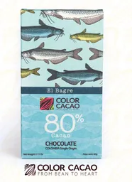 Choco Tab 80% Bagre X60g Color Cacao