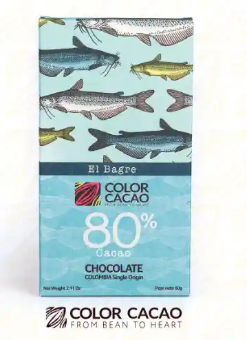 Choco Tab 80% Bagre X60g Color Cacao