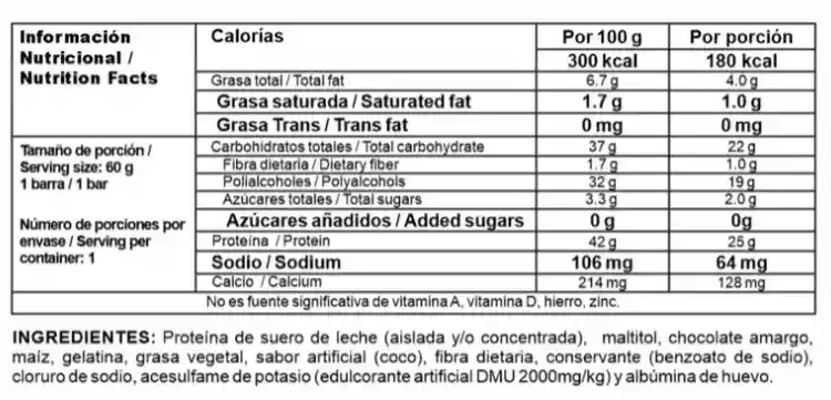 Bar Proteina Choco X25g Fit Bar