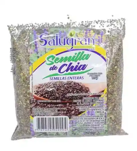 Semilla De Chia X125g Salugran