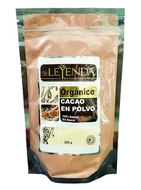 Cacao En Polvo Organico X200g Leyenda