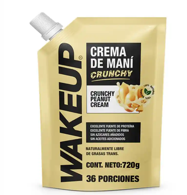 Crema De Mani Crunchy X720g Wakeup