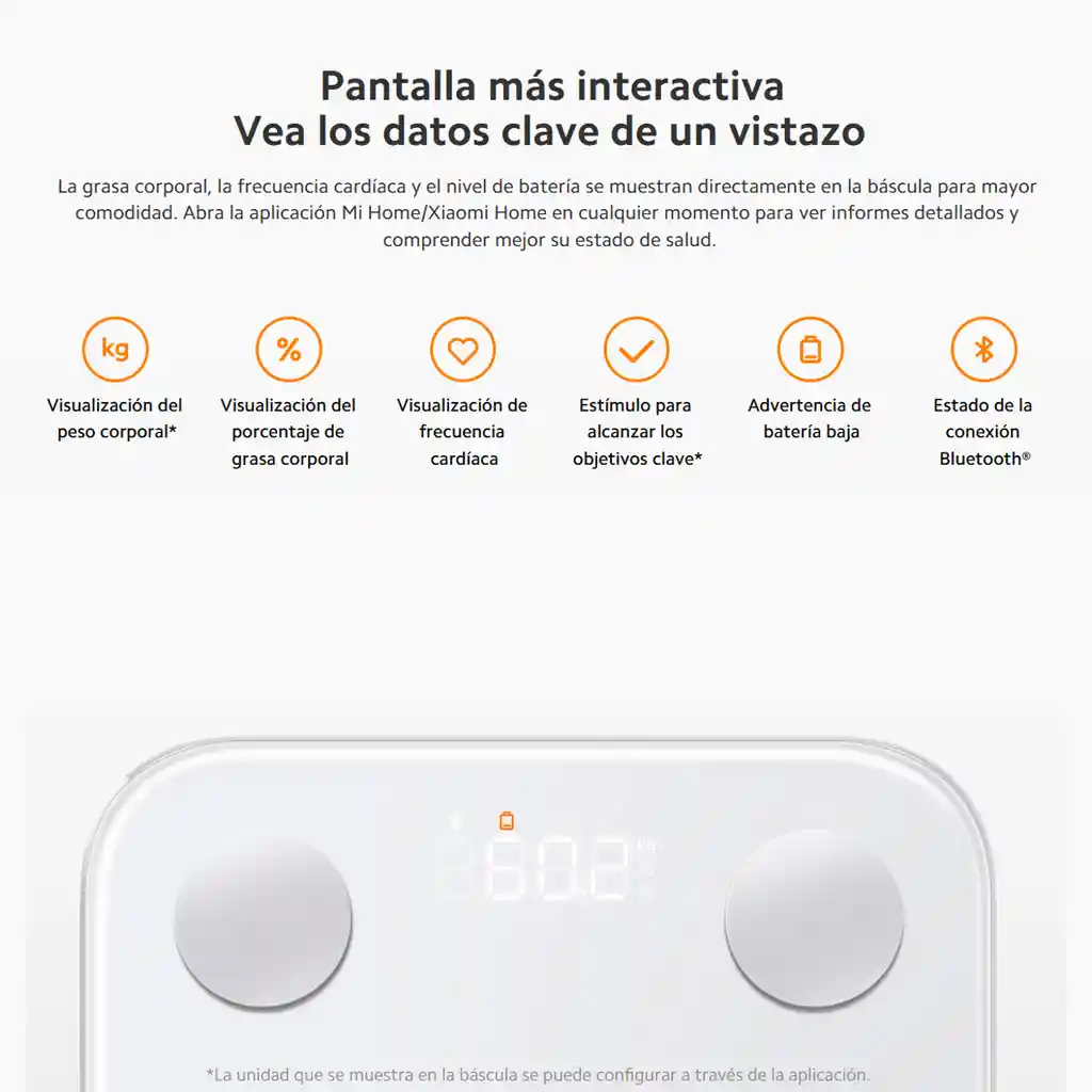 Xiaomi Body Composition Scale S400 Báscula Smart Digital Bt