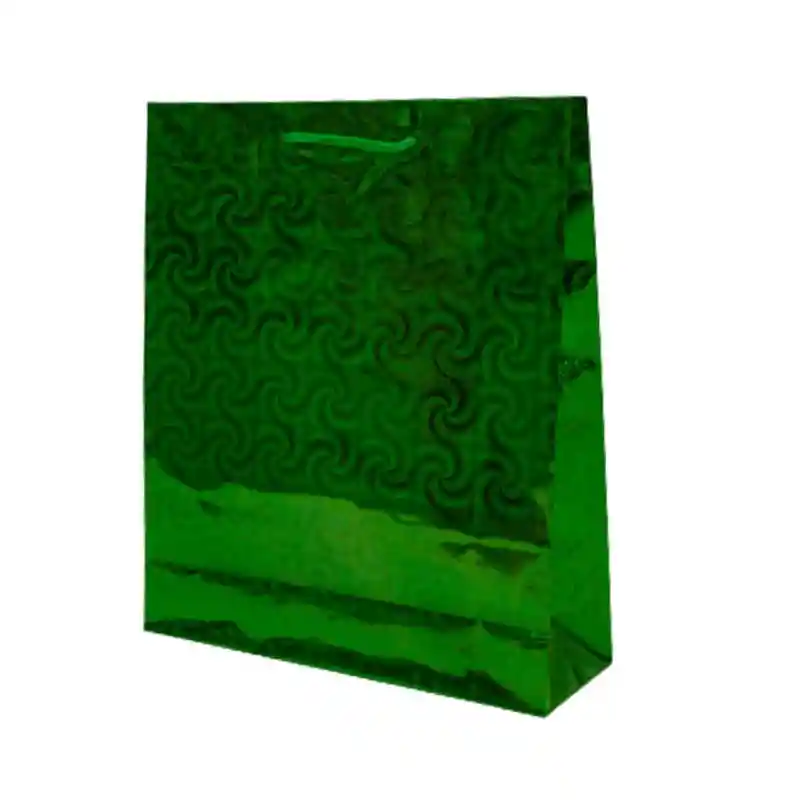 Bolsa De Regalo Holograma (m) Color Verde