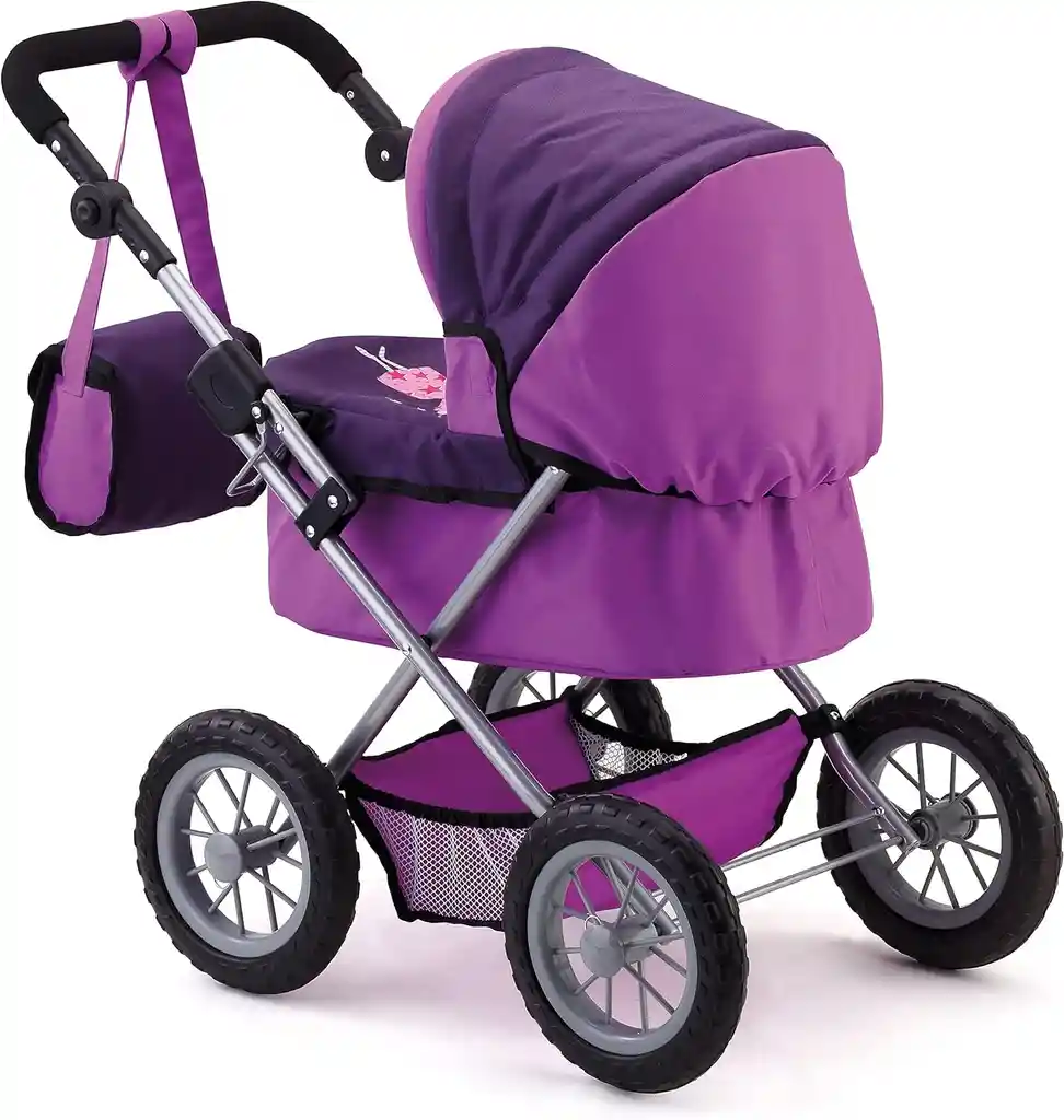 Coche Lila Para Bebe Reborn