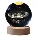 Bola Tipo Luna De Cristal 8cm