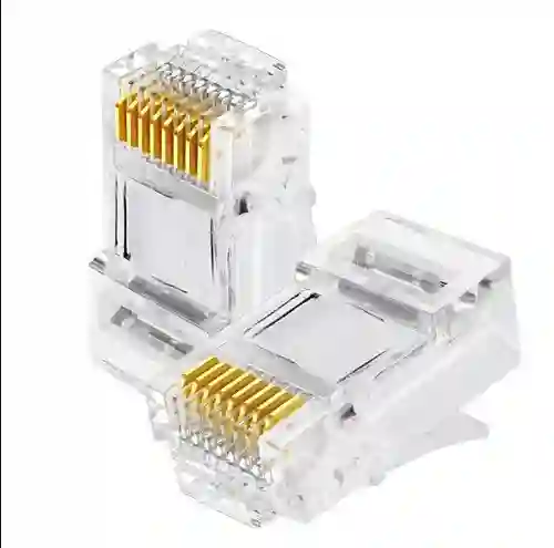Pack Conectores Jack Puntas Rj45 Cat 6e Paquete X50 Unidades