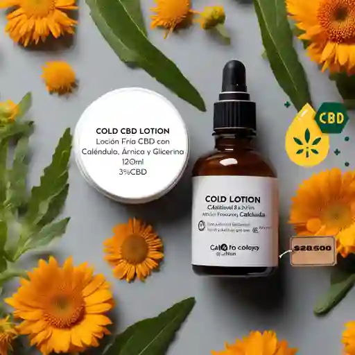 Linimento Cbd Loción Fria Cbd Caléndula, Arnica