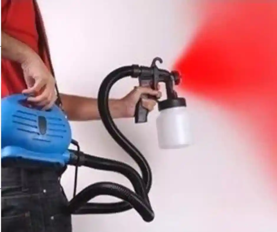 Pistola De Pintar Con Compresor Eléctrico.