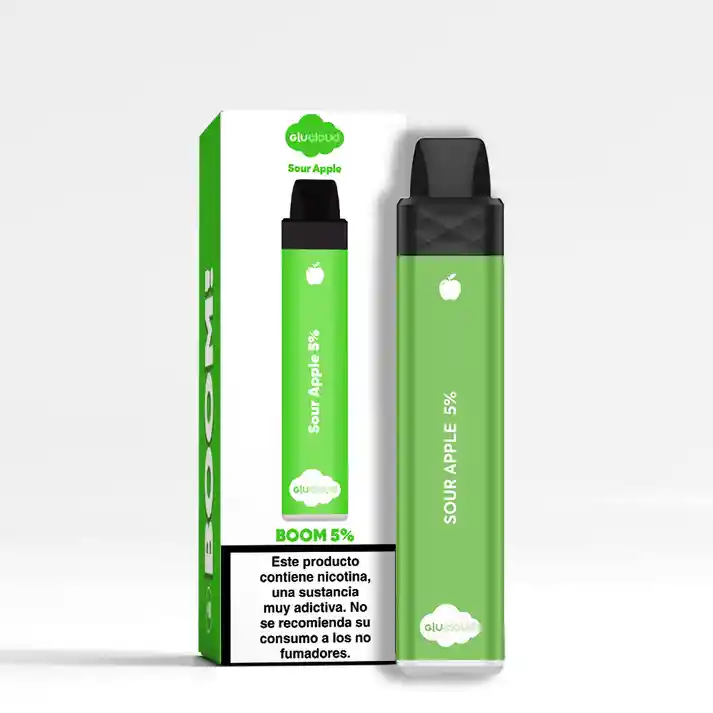 Glucloud Vape 6000 Puffs Green Apple