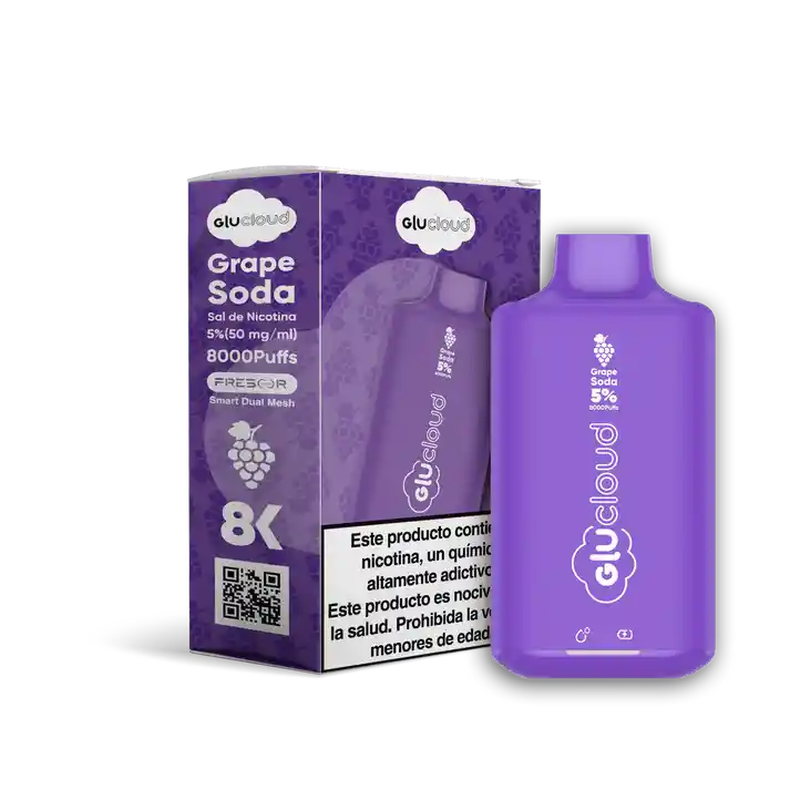 Glucloud Vape 8000 Puffs Grape