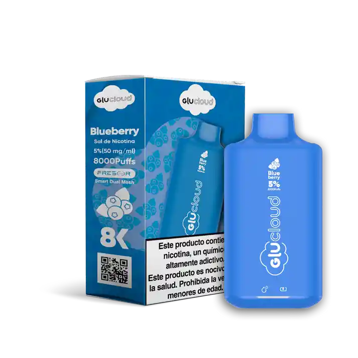 Glucloud Vape 8000 Puffs Blueberry