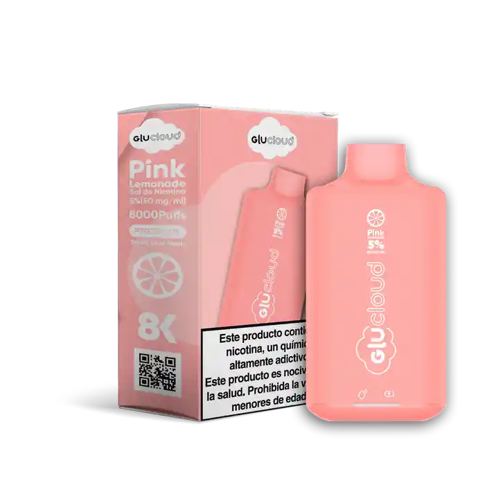 Glucloud Vape 8000 Puffs Pink Lemonade