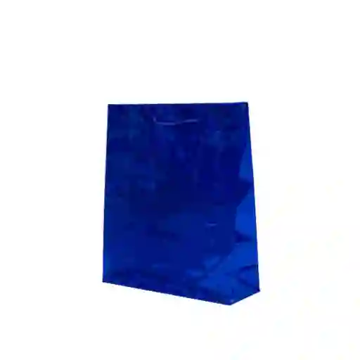 Bolsa De Regalo Holograma (s) Color Azul