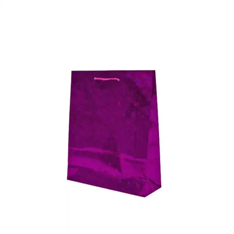 Bolsa De Regalo Holograma (s) Color Fucsia