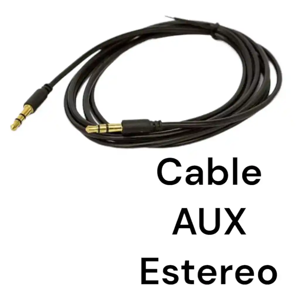 Cable Auxiliar Estereo P2xp2 1.5mts