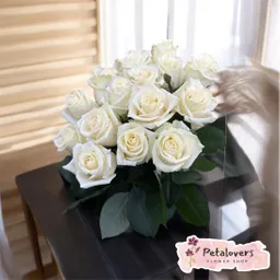 Rosas Blancas Bouquet De 15