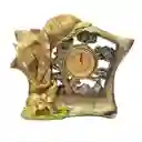 Reloj De Mesa Elefante Dorado Ganesha Decoracion Feng Shui