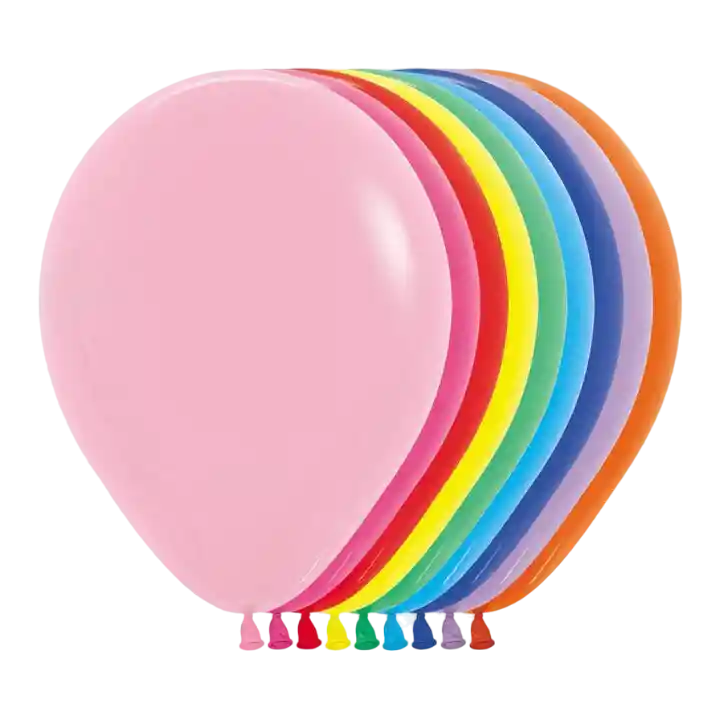 Bombas Globo Biodegradable De Latex Colores Surtidos R12