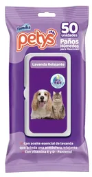 Petys Paños Humedos Lavanda X 50