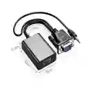Convertidor De Vga A Hdmi Con Sonido Plug And Play