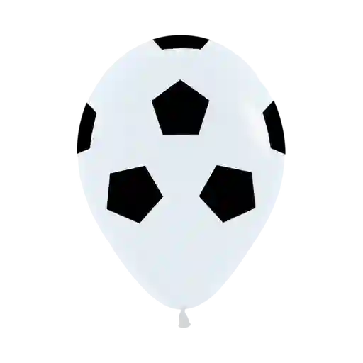 Bomba Globo Biodegradable De Latex Balon De Futbol Blanco R12