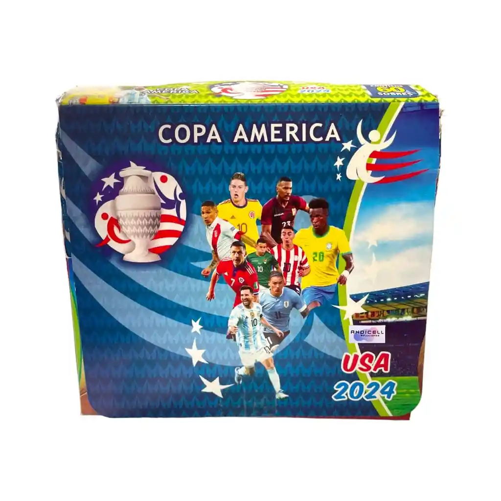 Caja De Láminas Y Cartas Génerico Copa America 2024 Adrenalyn Xl