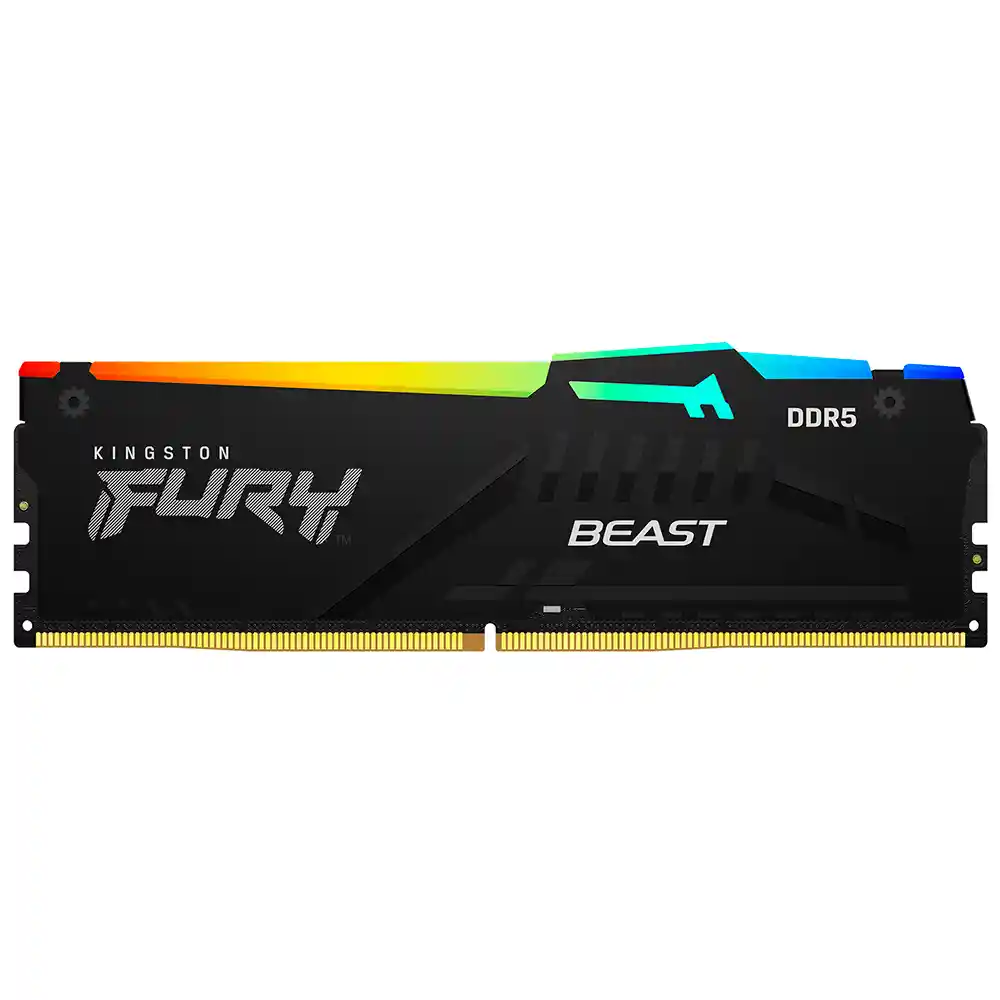 Memoria Ram Pc Kingston Fury Beast Ddr5 16gb 5200mt/s Rgb (amd Expo)