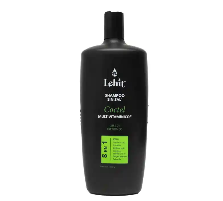 Shampoo Coctel Multivitaminico 8 En 1 Lehit Litro