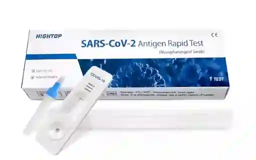 Prueba Rápida Covid Nasal De Antígeno Casera Marca Hightop