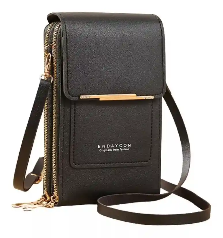 Bolso Billetera Porta Celular Manos Libres Cartera