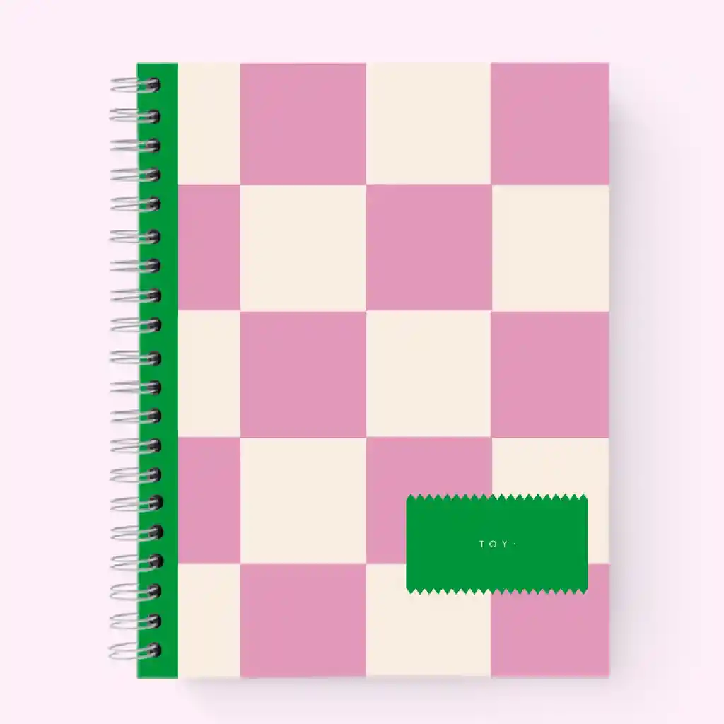 Notebook Funky Color Cuadros Rayado