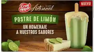 Helado Artesanal Postre De Limon 70g