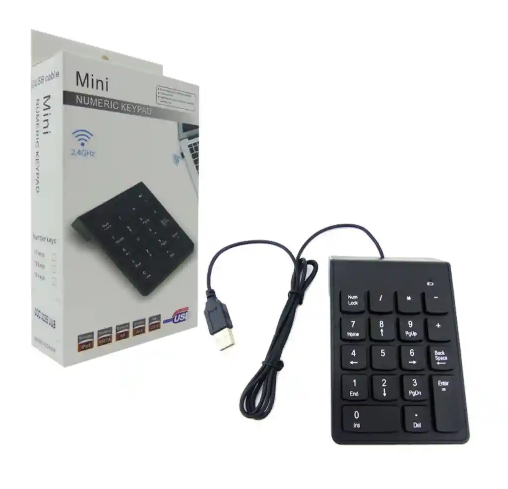 Teclado Numérico Para Pc Teclado Alámbrico